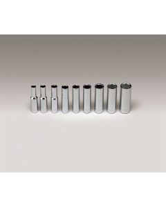 1/4"Dr 6Pt Dp  Skt Set 9Pc