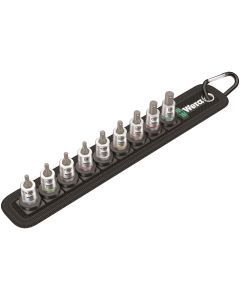 9PC Socket Set on Belt 3/8IN