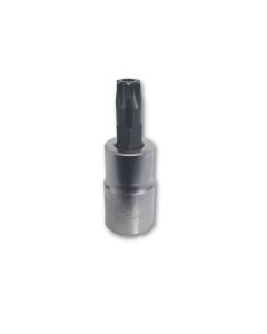 VIM Tools TR45 Tamper Proof Torx Bit, Satin 3/8 Sqaure Drive holder