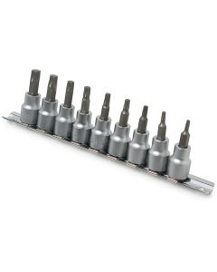 Titan 9-Piece 3/8 in. Drive Star Socket Bit Set