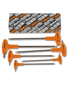 6 Piece Ball Head Offset Hexagon Key Wrench Set