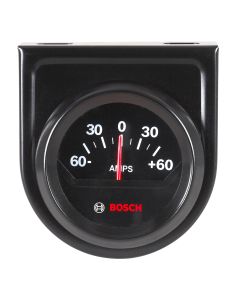 2" Ammeter Gauge, Black