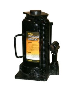 Air Bottle Jack, 20 Ton Capacity, 10-3/8" to 20" Lifting Range, 40" Hose Included