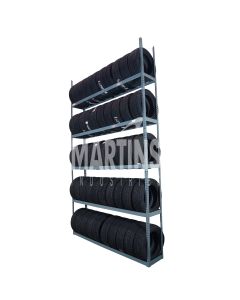 5-tier tire shelving