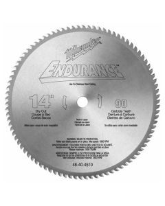 Milwaukee 14 in. Circular Saw Metal Cutting 90 Teeth Blade