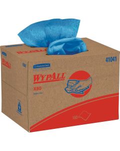 Kimberly Clark WYPALL X80 Blue Wiper Towels (160 Sheets)