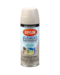 Krylon Fusion for Plastic; Satin River Rock; 12 oz. Aerosol