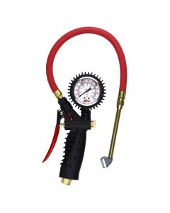 Inflator Gauge, Analog, Dual Foot Chuck