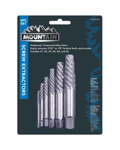 MTN55551 image(0) - 6 PC SPIRAL EXTRACTOR SET