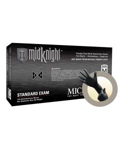 MFXMK296-M image(0) - BLACK PF NITRILE EXAM GLOVES MED 100PK