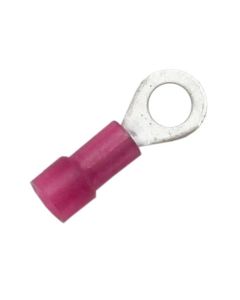 5/16" Ring Terminal Red Nylon (22-18) (100/Bag)