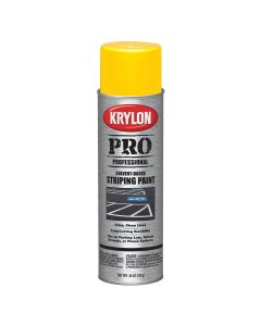 Krylon Professional Solvent Based Striping Paint; Highway Yellow; 18 oz. Aeroso