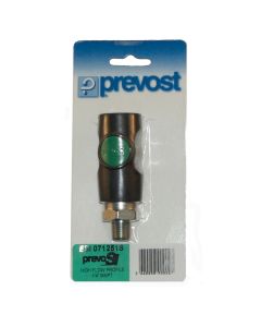 High Flow, Smart coupling w/1/4" MNPT