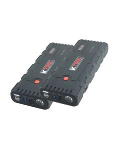 2 PACK of Jump Starter/Power Supply Kit 18,000 mAh