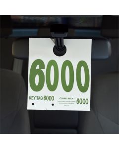 Petoskey Plastics 6,000-6,999 Dispatch Numbers, Dual Sided Heavy Cardstock