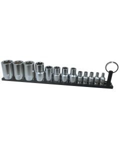 VIM Tools 13-Piece "E" Inverted Torx Driver Set on Black Magrail