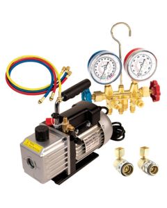 FJC9281 image(0) - Vacuum Pump & Gauge Set Asst