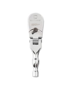 KDT81212XP image(0) - 3/8" 120XP Full Polish Stubby Flex Teardrop Ratche
