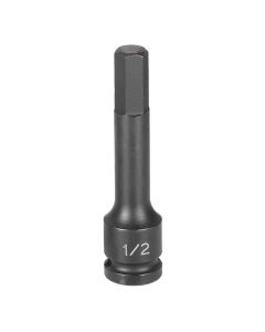 GRE29124M image(0) - 1/2" Drive x 12mm Hex Driver 4" Length