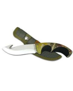 SARSK-913 image(0) - CAMO GUT HOOK FIXED BLADE 9.5" OVERALL NON SLIP