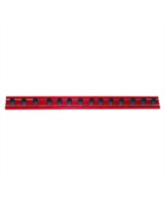 VIMMR8R14A image(0) - VIM Tools 8 in. Red Magrail TL Magnetic Socket Holder with 14 1/4 in. Studs
