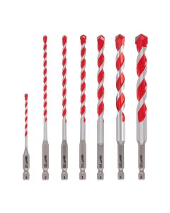 MLW48-20-9057 image(0) - 7pc. Large SHOCKWAVE™ Carbide Hammer Drill Bit Kit