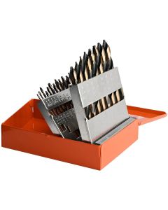 KNK15KK10 image(0) - KnKut 15 Piece Mechanics Length Step Point Drill Bit Set 1/16"-1/2" by 32nds
