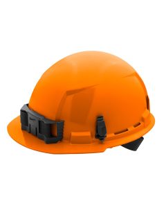 MLW48-73-1112 image(0) - Orange Front Brim Hard Hat w/4pt Ratcheting Suspension - Type 1, Class E