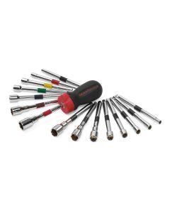 KDT8916 image(0) - 16 PC COMBO GEARED NUT DRIVER SET