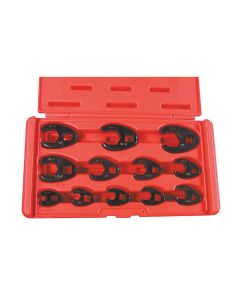AST7112 image(0) - 12PC SAE FLARE CROWFOOT WRENCH SET 5/16" - 1"