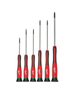 MLW48-22-2610 image(0) - 6PC Precision Torx Screwdriver Set