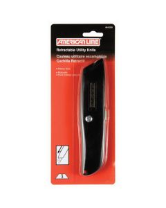 Metal Retractable Utility Knife with 3 Blades