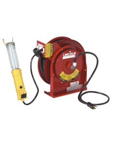 LIN91034 image(0) - Heavy Duty Reel with 50' Cord and Fluor Lt &outlet