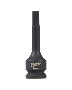 MLW49-66-5156 image(0) - SHOCKWAVE™  Lineman's 1/2" Drive 6MM Hex Bit Socket