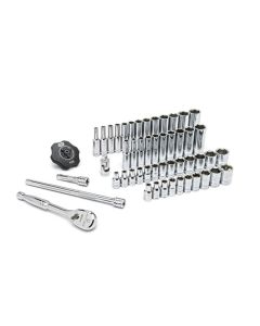 KDT80300P image(0) - 51 Pc. 1/4" Drive 6 Point 120XPT SAE/Metric Standard and Deep Mechanics Tool Set