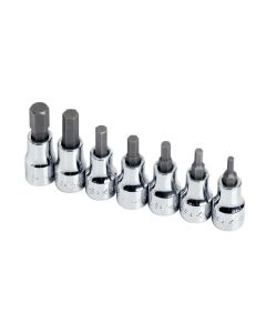 SKT19723 image(0) - SOCKET HEX BIT SET 3/8IN. DRIVE 7PC SAE