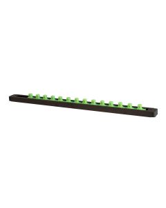 MTSLAS38MBG image(0) - 3/8"drive Lock-a-Socket in Matte Black/Green Posts