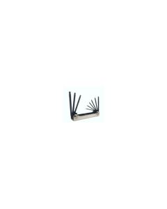 EKL21158 image(0) - HEX KEY SET 5 PC FOLDING BALL END METRIC 1.5-4MM