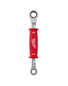 MLW48-22-9211 image(0) - Lineman’s 2-in-1 Insulated Ratcheting Box Wrench