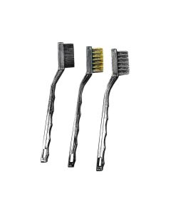 KTI74103 image(0) - 3-Piece Mini Brush Set (Brass/Nylon/Steel Brushe)