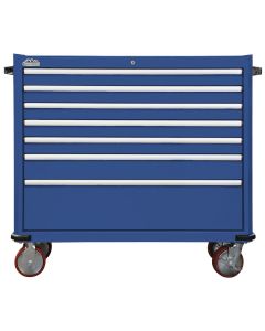 MTNTBR4907-BLUE image(0) - 46IN 6 DRAWER MOBILE WORK STATION