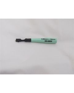 NUD300-08050 image(0) - FEMALE 2.8 X .84MM LIGHT GREEN PROBE