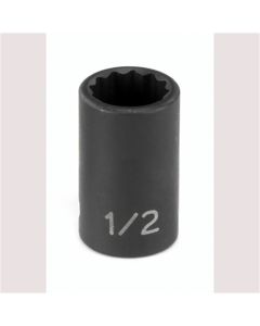 SOC 1/2 3/8D IMP 12PT BLK
