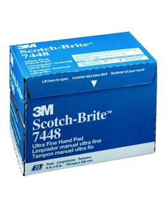 MMM7448 image(0) - 20PK PAD SCOTCH BRITE GRAY ULTRA FINE 20PK