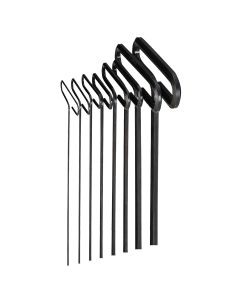 EKL35198 image(0) - HEX KEY SET 8 PC T-HANDLE 9IN. METRIC 2-10MM