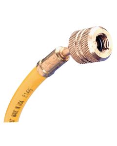 MSC45962 image(0) - HOSE 96 R12 YELLLOW W/AUTO SHUT OFF VALVES