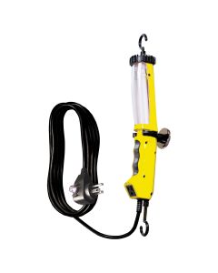 13W Fluorescent Angle Work Light with Swivel Magnet, Switch and Outlet in Handle
