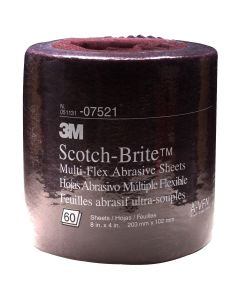 MMM7521 image(0) - SHEET ROLLS ABRASIVE GENERAL PURPOSE MAROON\PURPLE
