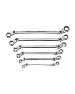 KDT85490 image(0) - 6 Pc Metric Indexing Double Box Rat. Wrench Set
