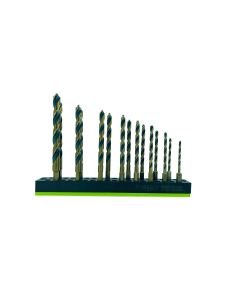 15 PC. POWER DRIVE M35 DRILL BIT SET W/ MAGNETIC BASE